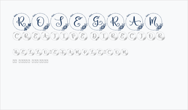 Rosegram Business Card