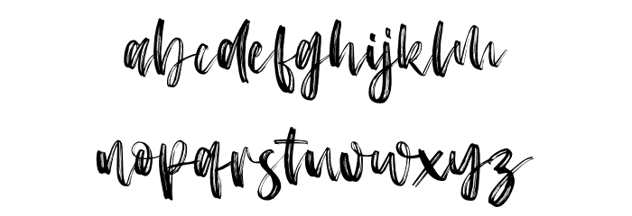 Rosekind Font LOWERCASE