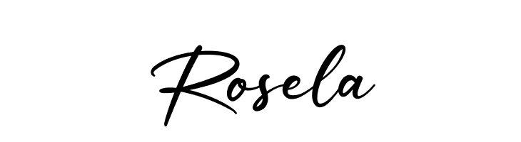 Rosela  免费字体下载