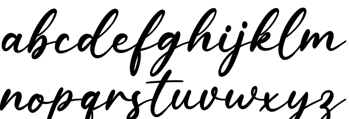 Rosela Font LOWERCASE