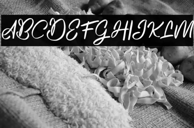 RoselaFREE Font examples