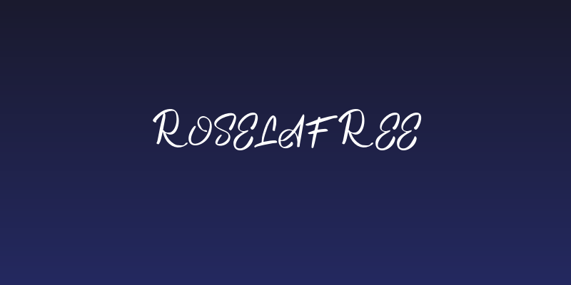 RoselaFREE Social Header