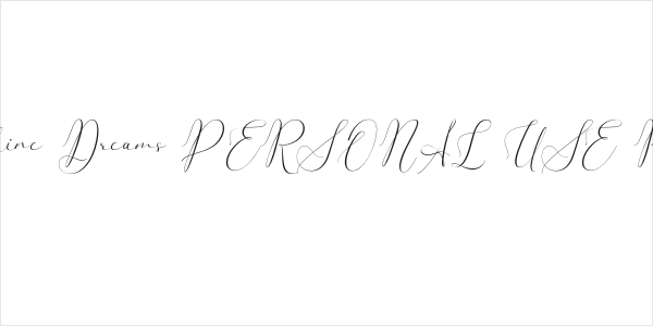 Roseline Dreams PERSONAL USE Regular Logo