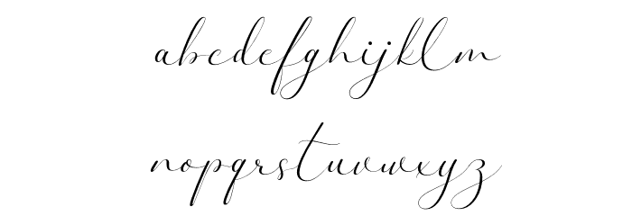 Roseline Dreams PERSONAL USE Regular Font LOWERCASE