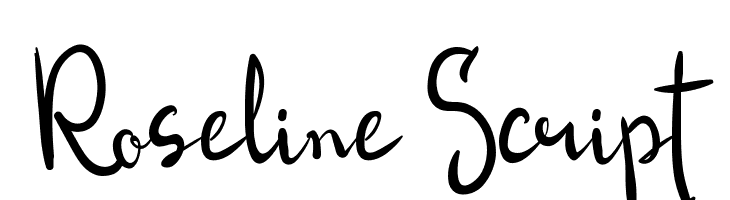 Roseline Script  font caratteri gratis