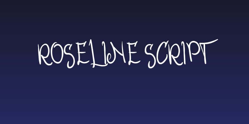 Roseline Script Social Header
