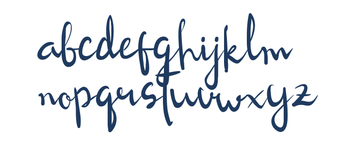 Roseline Script Lowercase