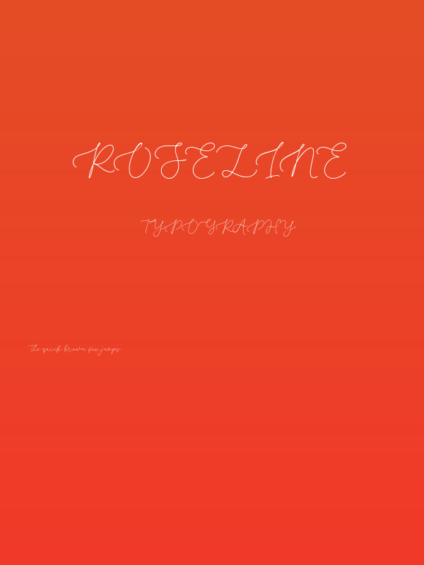 Roseline Poster