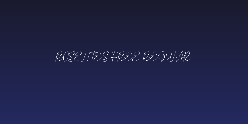 Roselites Free Regular Social Header