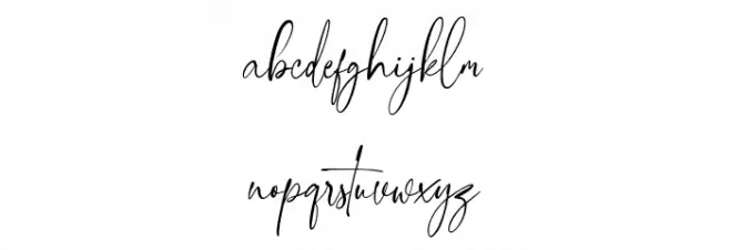 Roselites Free Regular Шрифта строчной