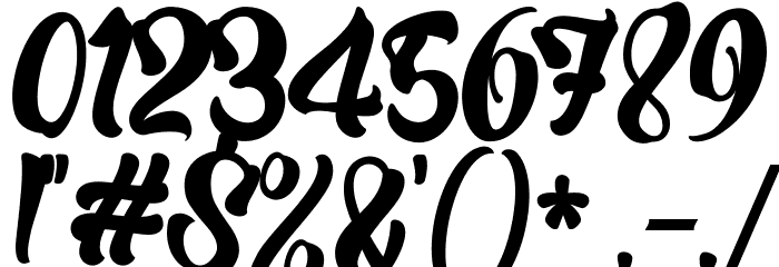 RosellaDemo-Regular Font OTHER CHARS