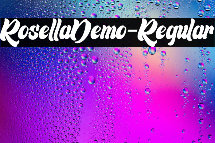 RosellaDemo-Regular Example 2