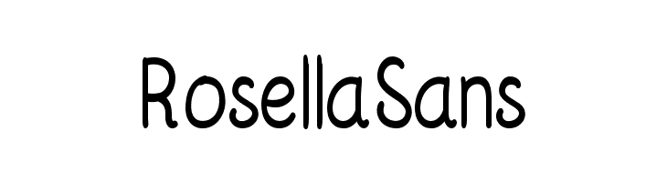 RosellaSans  नि: शुल्क फ़ॉन्ट्स डाउनलोड
