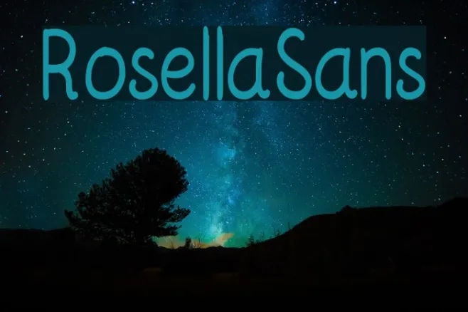 RosellaSans Example 3
