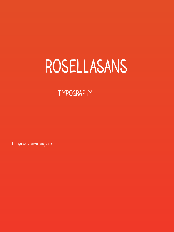 RosellaSans Poster