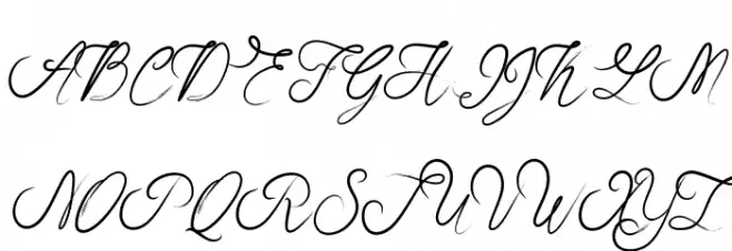 RosellaScript Polices MAJUSCULES