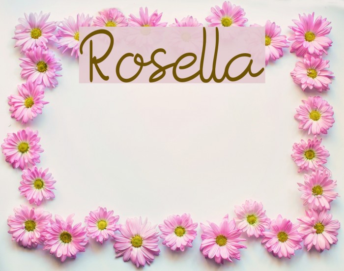 Rosella Font examples