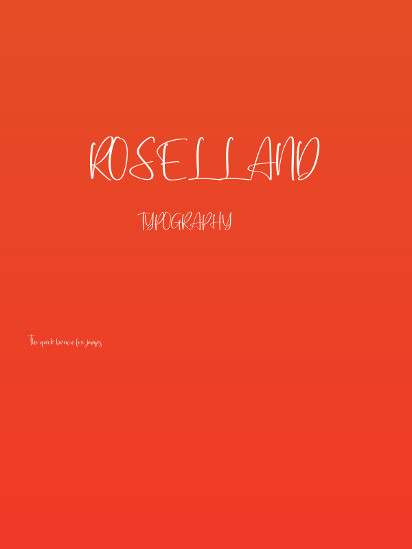 Roselland Poster