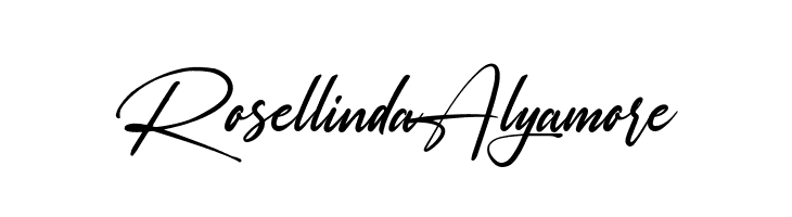 Rosellinda Alyamore  フリーフォントのダウンロード
