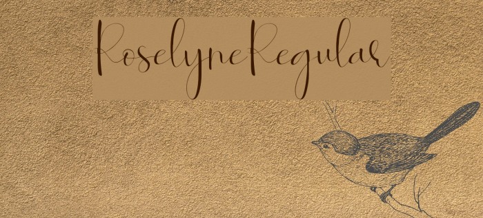 Roselyne-Regular Example 3