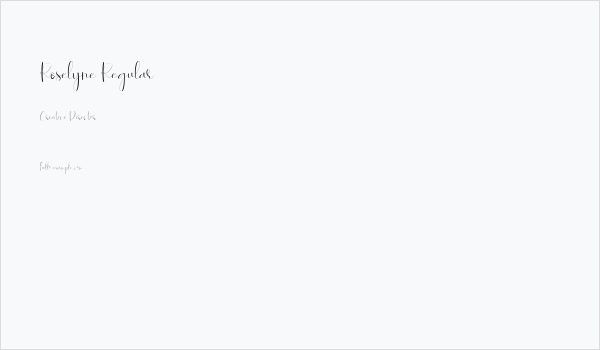 Roselyne-Regular Business Card