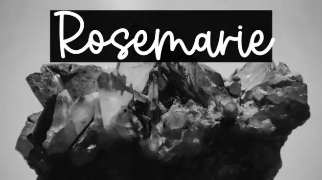 Rosemarie Font examples