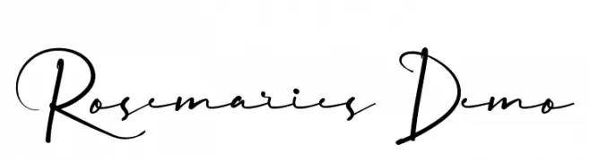 Rosemaries Demo  Frei Schriftart Herunterladen