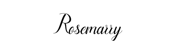 Rosemarry  Frei Schriftart Herunterladen