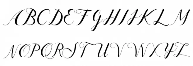 Rosemarry Schriftart Groß
