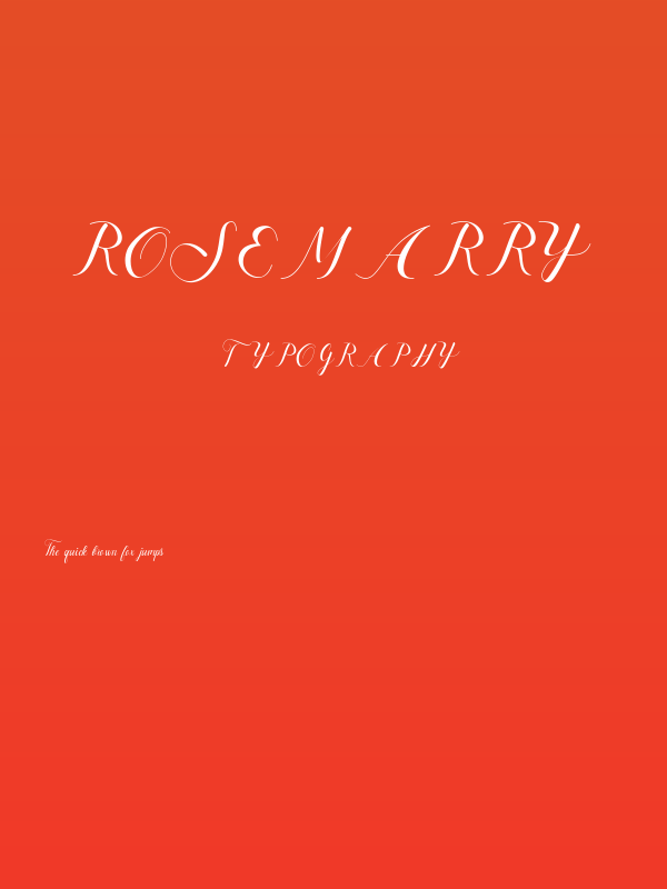 Rosemarry Poster