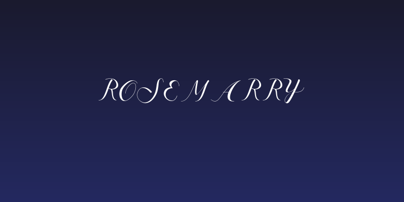 Rosemarry Social Header