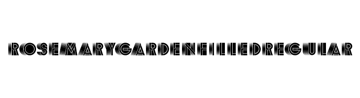 Rosemary Garden Filled Regular  Descarca Fonturi Gratis