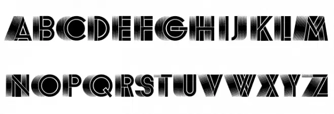 Rosemary Garden Filled Regular Schriftart Groß