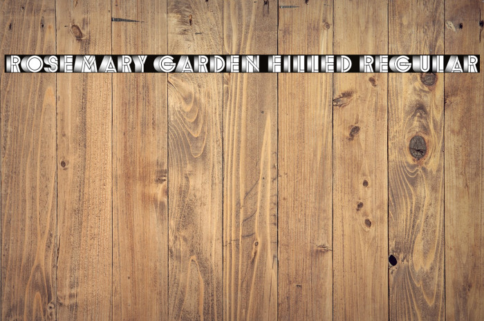 Rosemary Garden Filled Regular Example 1