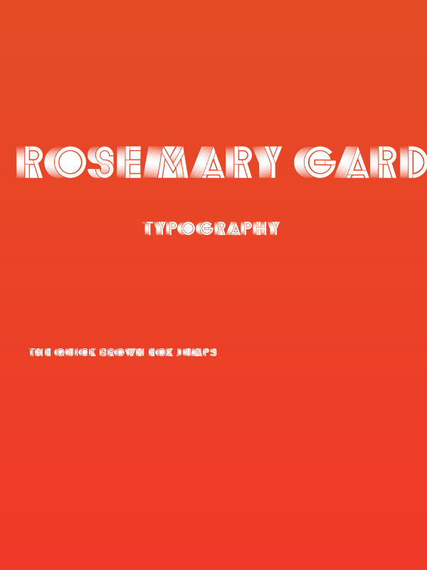 Rosemary Garden Filled Regular Poster