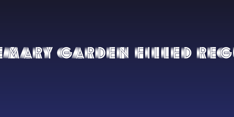 Rosemary Garden Filled Regular Social Header