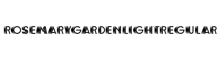 Rosemary Garden Light Regular  フリーフォントのダウンロード