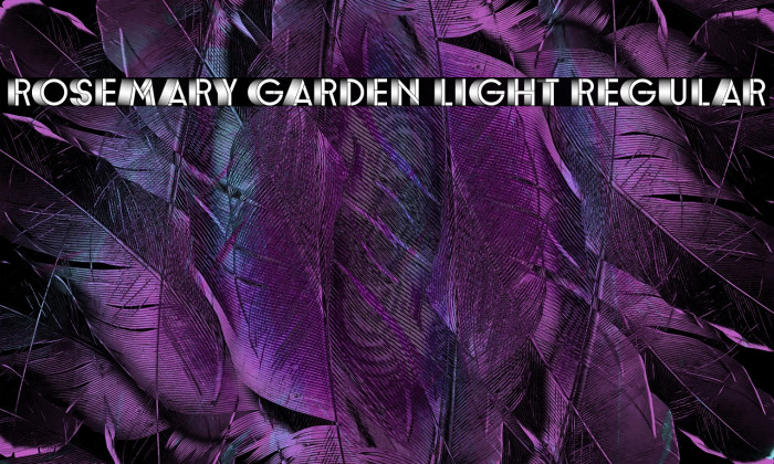 Rosemary Garden Light Regular Example 1