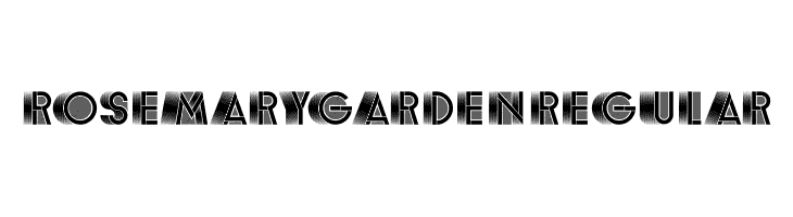 Rosemary Garden Regular  フリーフォントのダウンロード