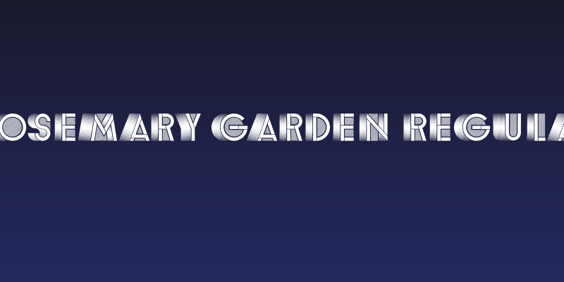 Rosemary Garden Regular Social Header