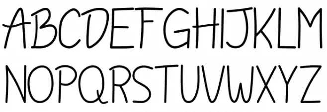 Rosemary Handwriting Шрифта ВЕРХНИЙ