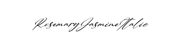 Rosemary Jasmine Italic  لخطوط تنزيل