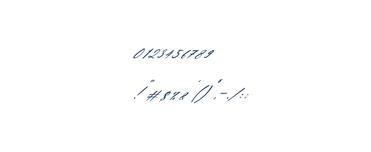 Rosemary Jasmine Italic Other Characters