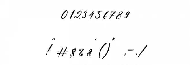 Rosemary Jasmine Font OTHER CHARS