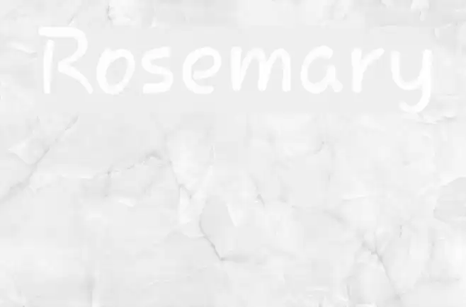 Rosemary Шрифта examples