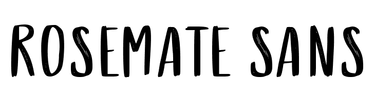 Rosemate Sans  Frei Schriftart Herunterladen