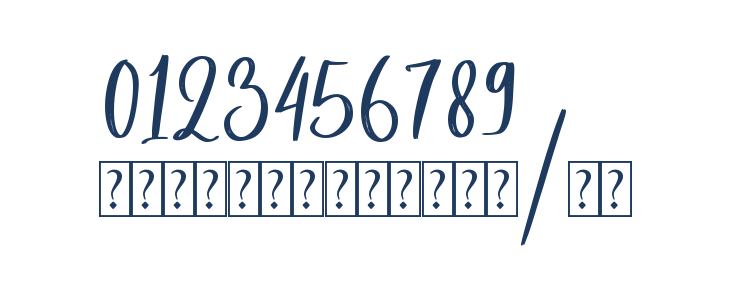 Rosemate Script Other Characters