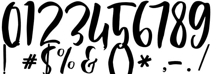 Rosemerry Font OTHER CHARS