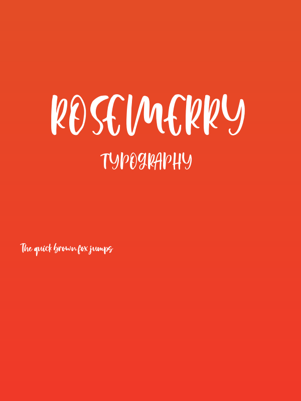 Rosemerry Poster