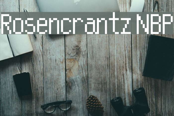 Rosencrantz NBP Font examples